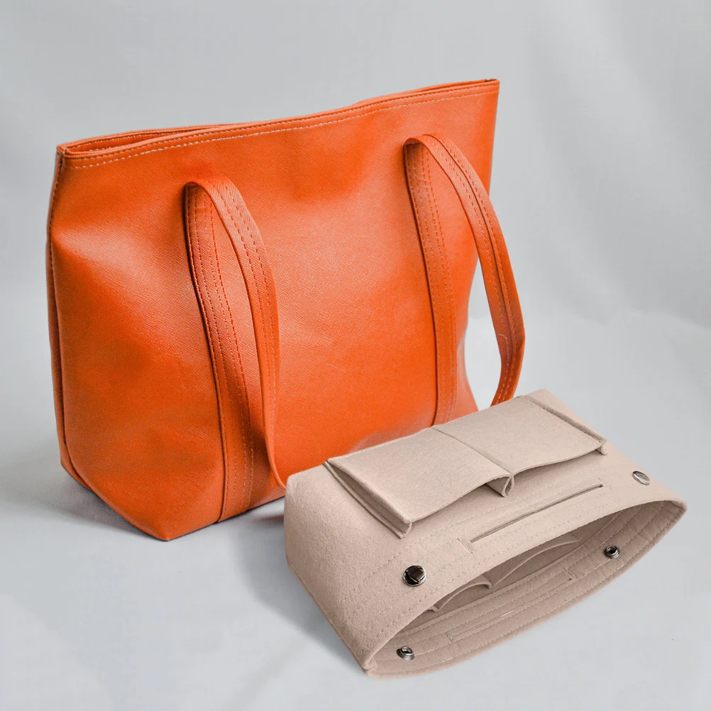 

Bag Storage Felt Insert Cosmetics Organizer Handbag Inner Pouch Miss Tote