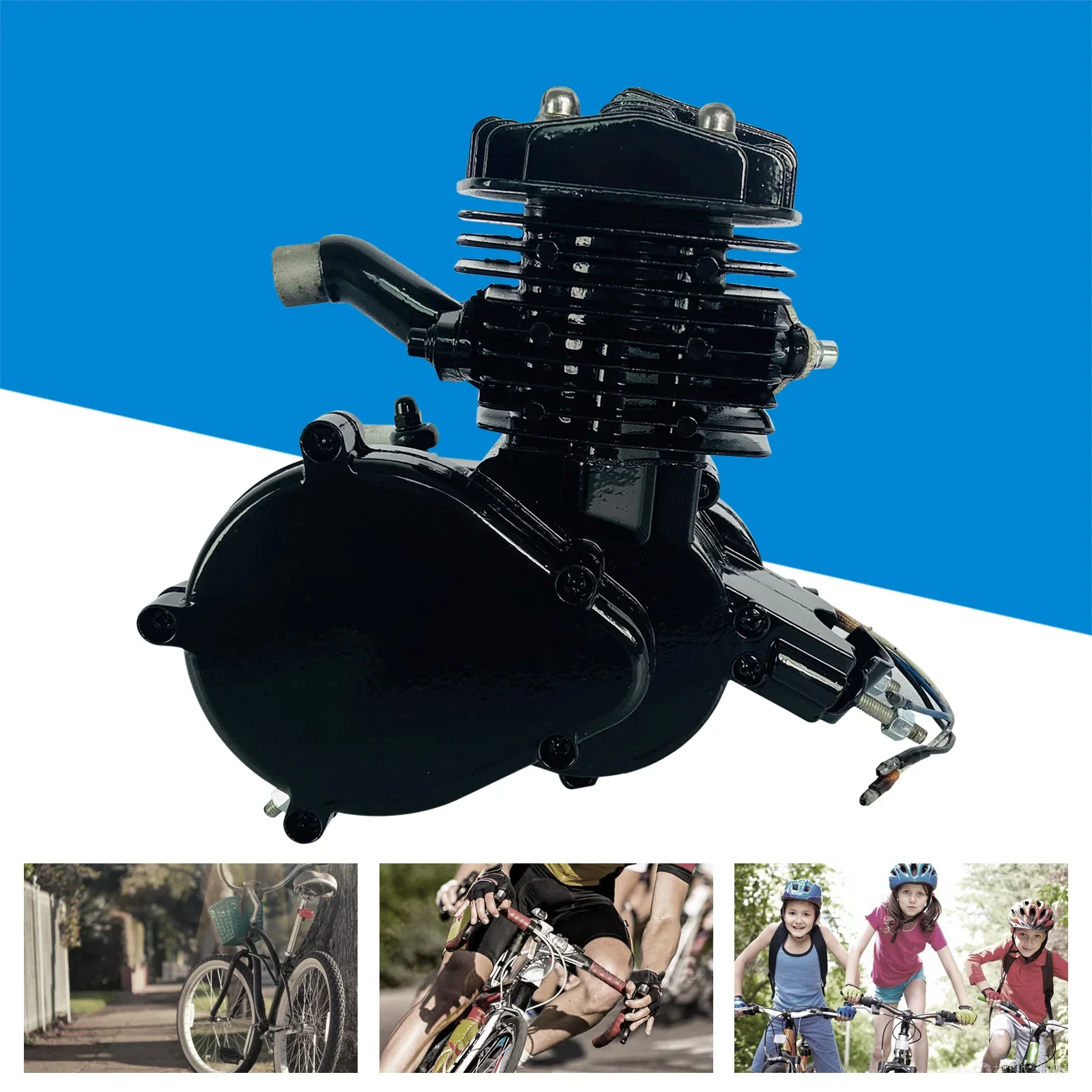 Two-stroke Gasoline Engine With Crankcase Scavenging Scooter Bicycle Engine Professional Garage Tool Accessories