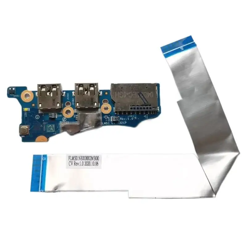 

New USB board ls-ka3p W/FFC cable for Lenovo mattress 5-14itl05 82fe 5c51b39801 ++