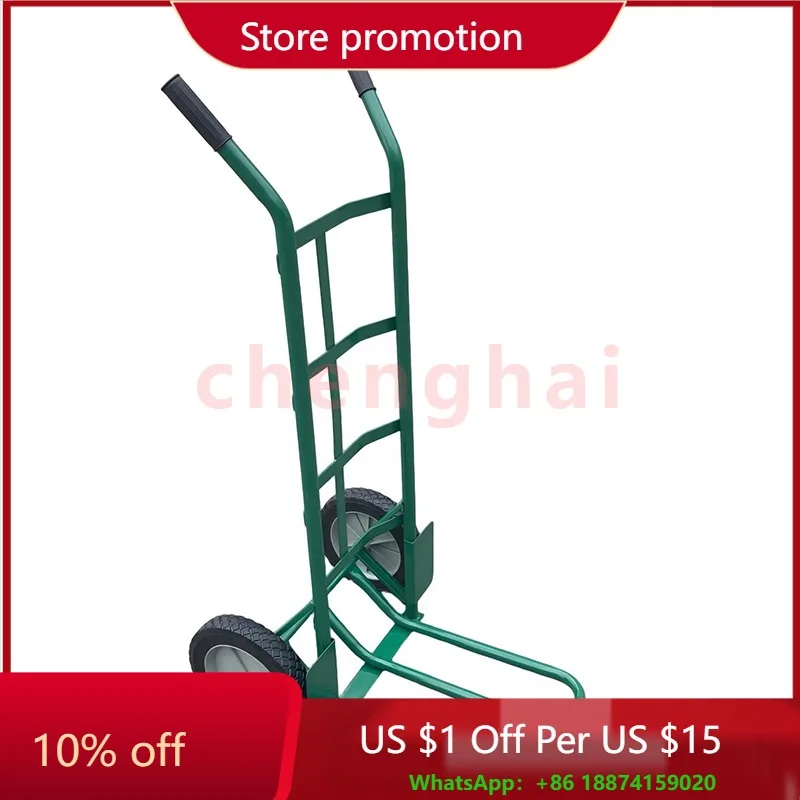 

Ручная тележка с 10-дюймовым резиновым твердым колесом, складной носок, популярная модель для хранения на рынке Таиланда, тележка-тележка