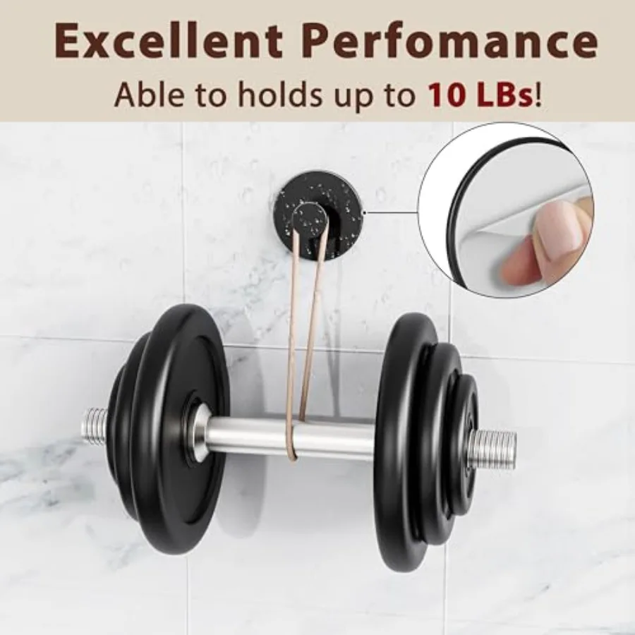 Multifunctional Towel Hooks for Bathroom Wall - Extra Sticky Stainless, Holds up to 12LB, Coat Hooks Wall Hooks, Adhesive Door