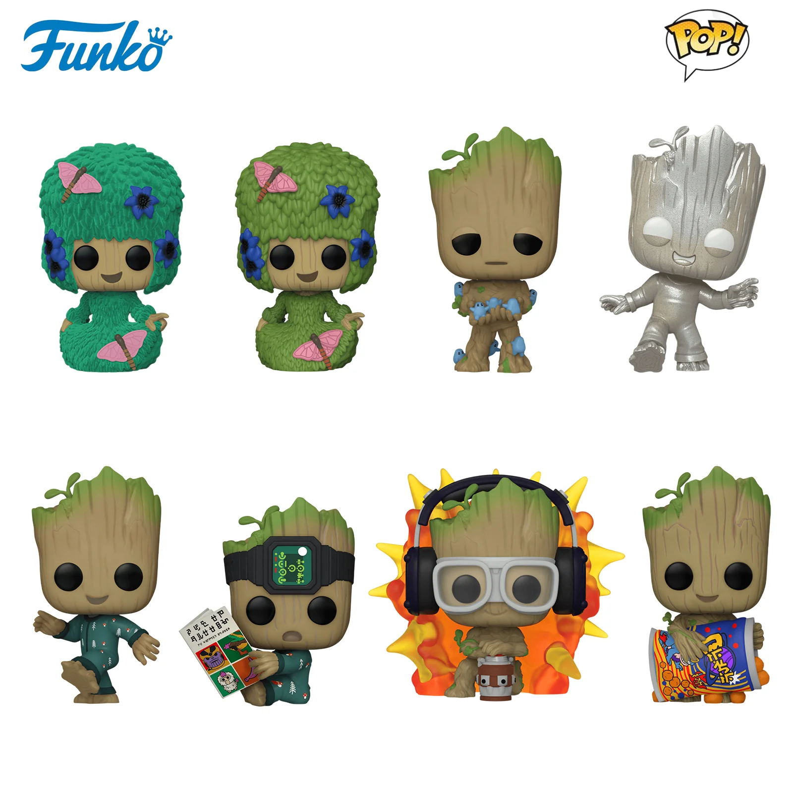 Limit Funko Pop Groot Tree People Are Funny Action Figures Collaborative Doll Ornament Decoration Collection Kids Holiday Gifts