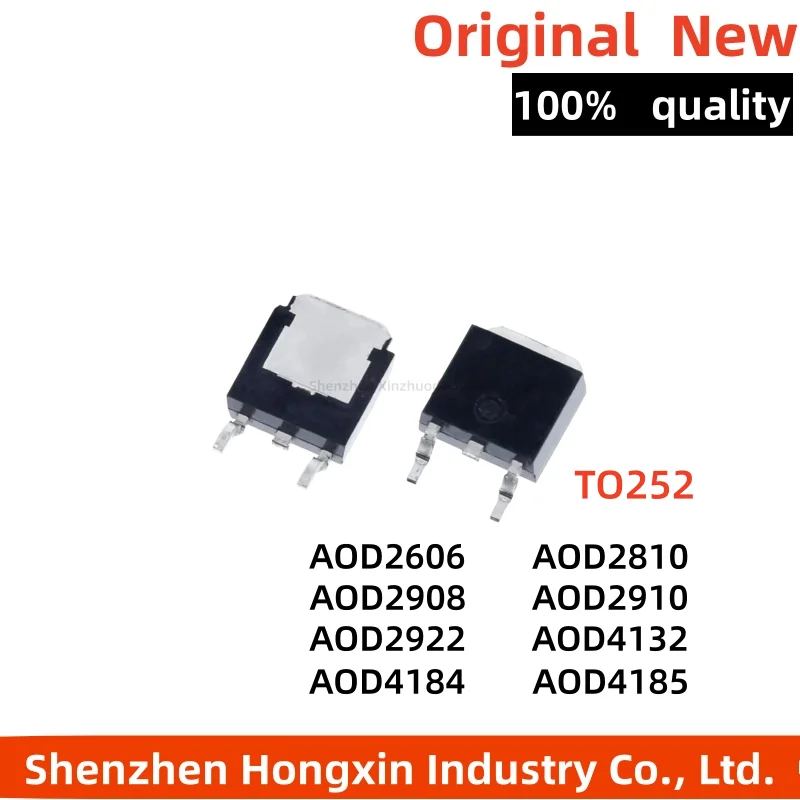 10 pieces of AOD D2606 D2810 D2908 D2910 D2922 D4132 D4184 D4185 surface mount TO252 N-channel field-effect MOS transistors