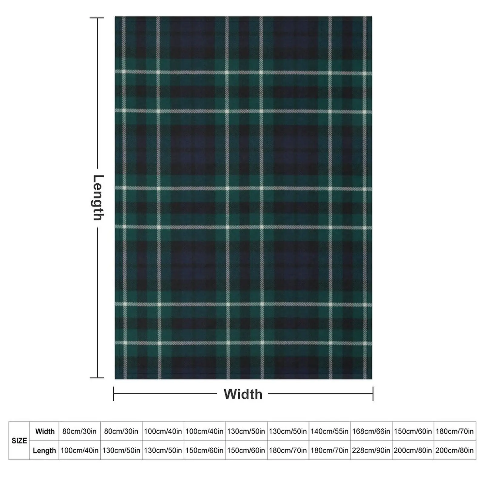 Graham Of Montrose Scottish Tartan Throw Blanket couch cozy soft plush fuzzy picnic outdoor blanket