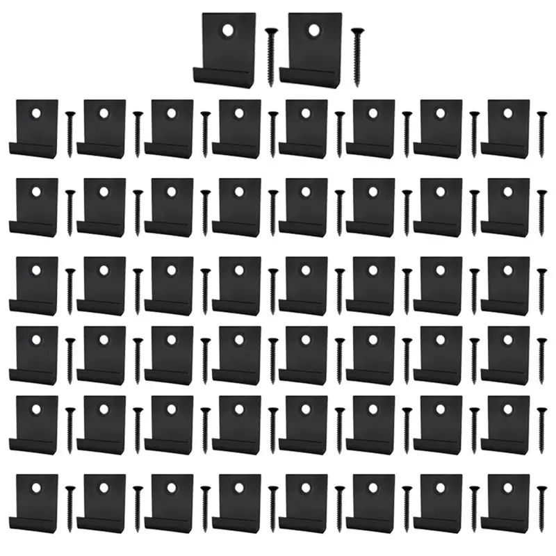 

Крепежные клипсы N96R из нержавеющей стали для террас, скрытые крепления для террас с саморезами, концевые соединители для террас