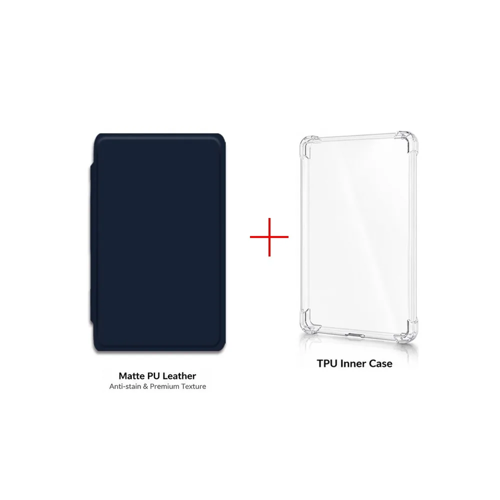 PU Leather Surface Protective Cover Detachable Magnetic Split Protective Shell for XTEINK X4/X3/X4 Pro