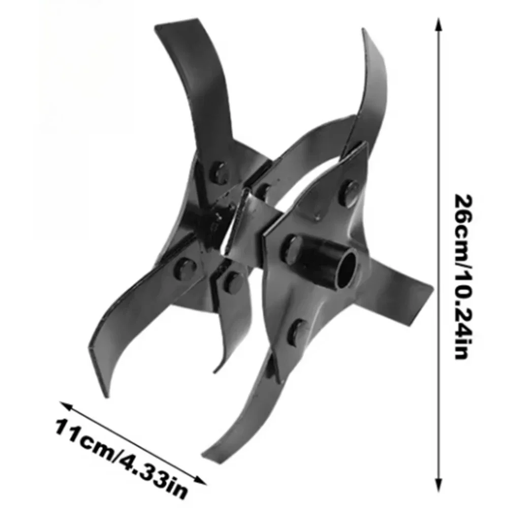 Multi-Purpose Lawn Mower Kit - Alloy Ditching Wheel, Blade Balancer & Rotary Cultivator Hedge Trimmer Compatibility - Detail 1