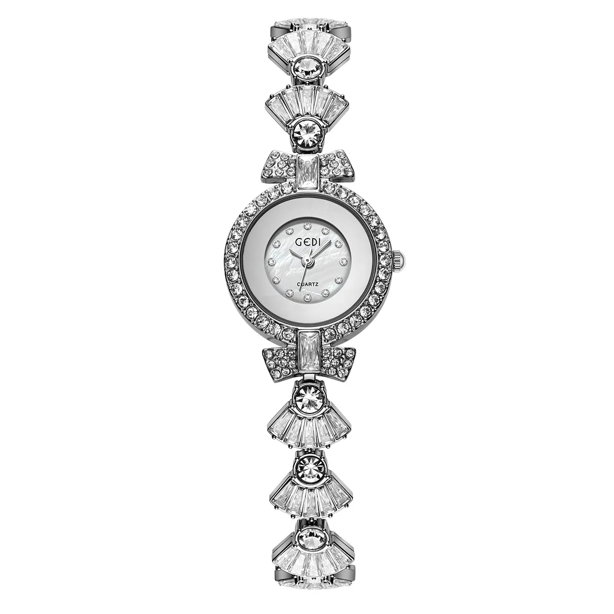 Watch Women's Light Luxury Diamond Studded Bow Bracelet High-end Feel Waterproof Exquisite Fashion Temperament Quartz Watches