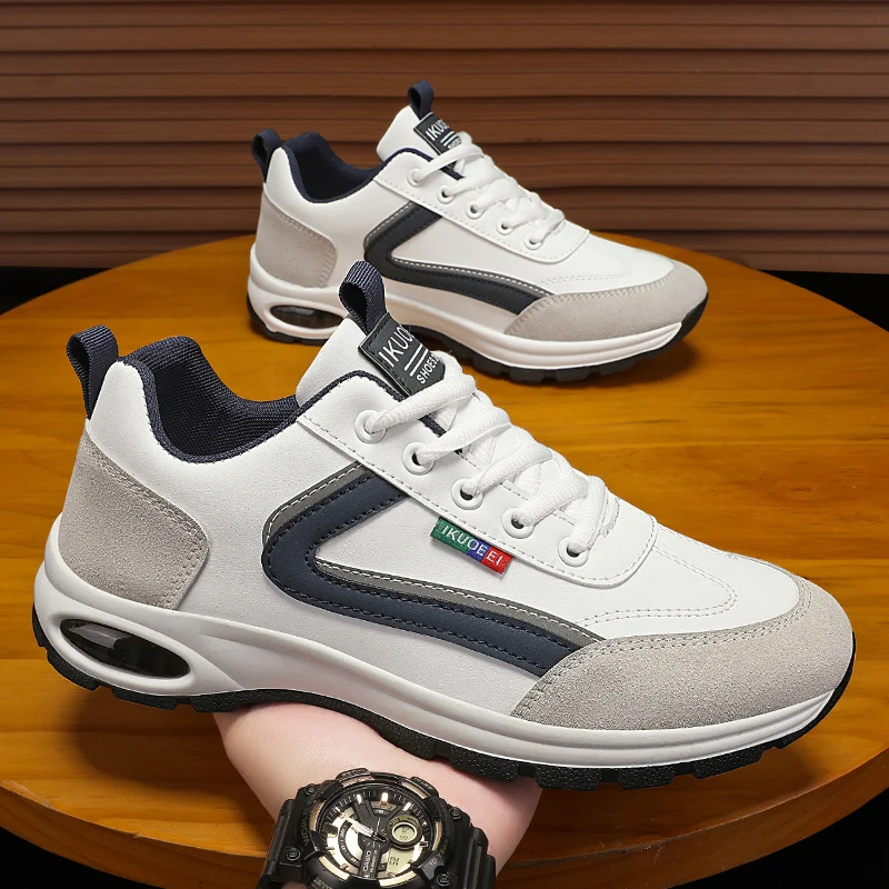 

Модные мужские кроссовки для бега в помещении, увеличивающие рост, повседневная обувь с противоскользящей резиновой подошвой, удобные мужские кроссовки для работы в тренажерном зале