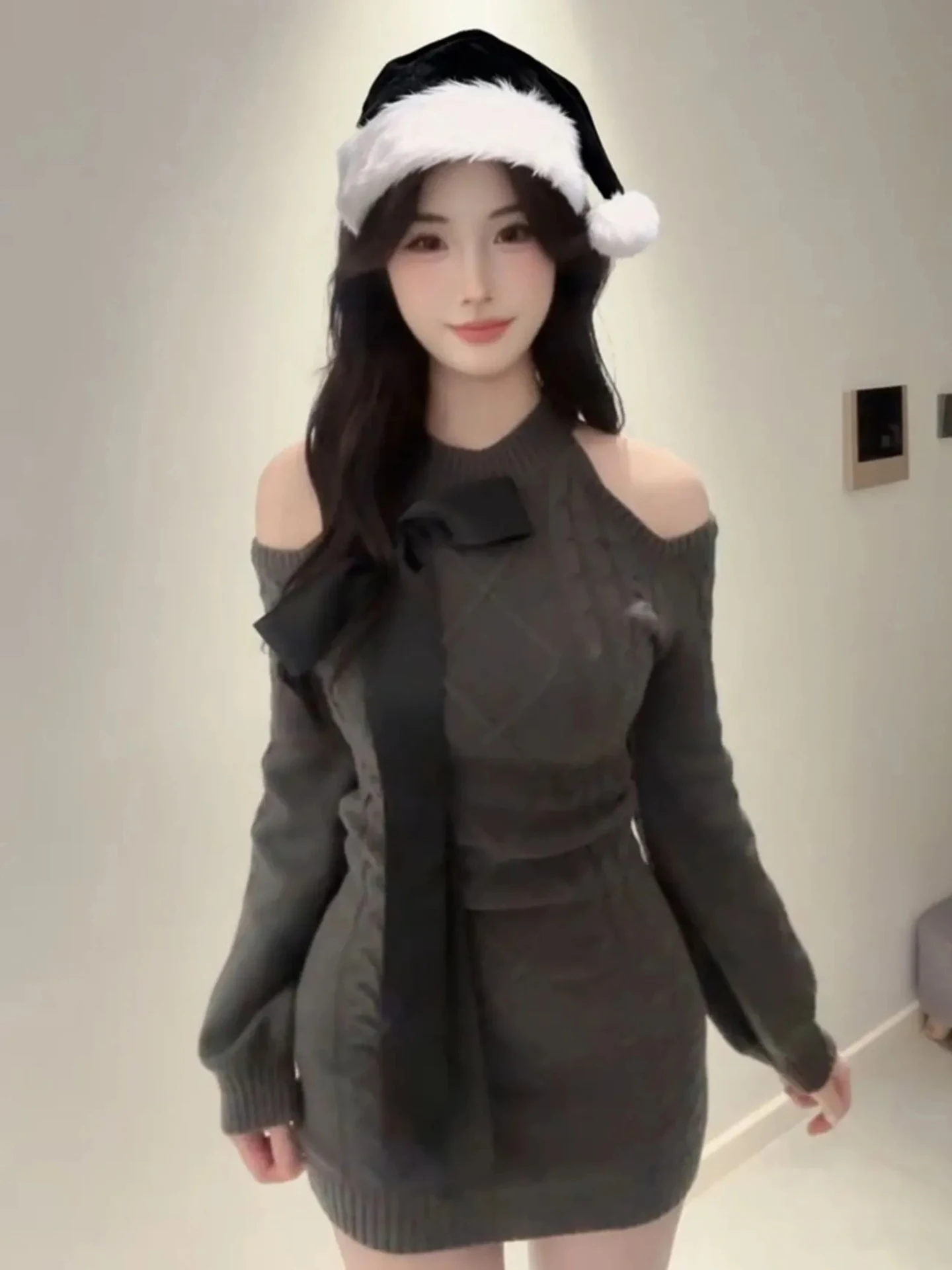 Sisters Sle Uitgeholde oulder Knoopomslag rond middentaille Dr Dames Faionable Body een lente nieuwe collectie