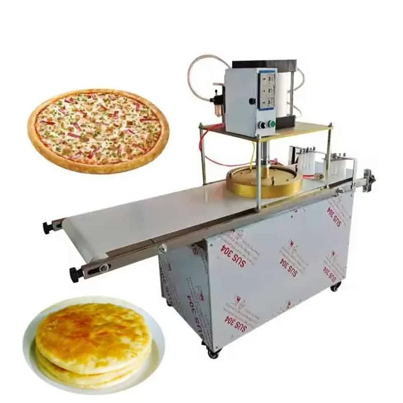 High Efficiency Mooncake Forming Pastry Dough Flattening Pizza Roller Machine