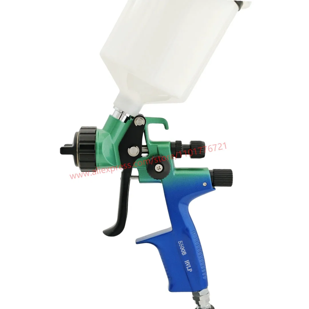 

2025 HVLP High Quality Paint Spray Gun 1.2/1.3mm/1.8mm Air Spray Paint Spray Guns Airbrush For Painting Car Mixing Cup
