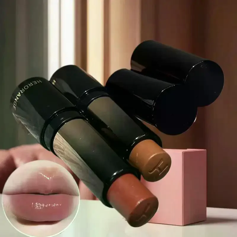 HERORANGE 3.5g Pomadka w sztyfcie o niskiej saturacji, wielofunkcyjna, nawilżająca, rozjaśniająca, naturalna, utrzymująca makijaż, z efektem lustra.