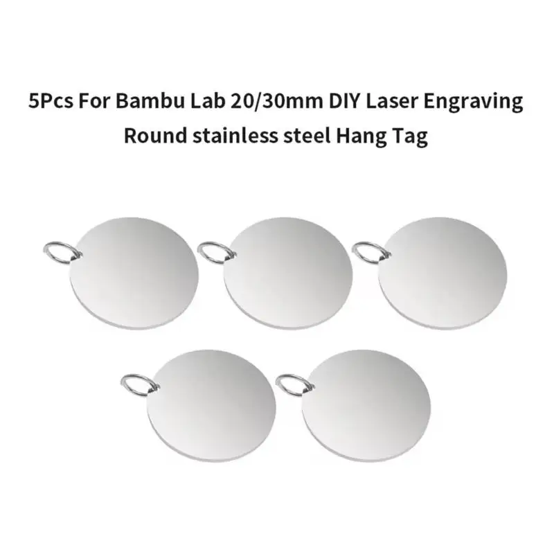 

652F 20 мм/30 мм матово -громкие лазеры из нержавеющей стали, выгравированные для питовых веществ с аллергией на аллергию с для