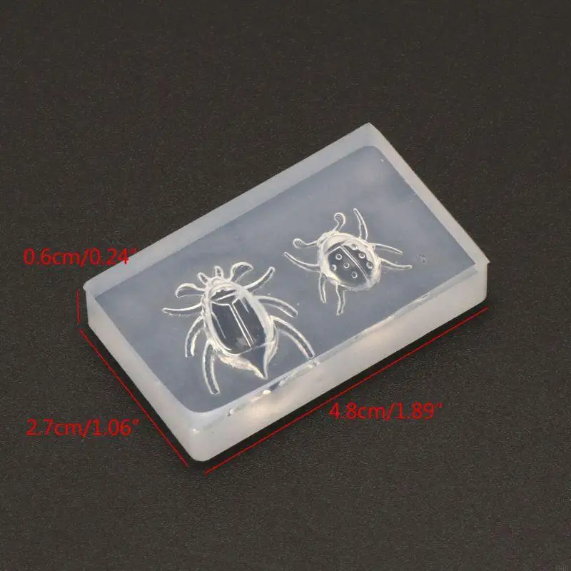 

A9BF Earring Epoxy Resin Molds Silicone Mold Luggage Bag Tag Casting Molds for DIY Crafts Making