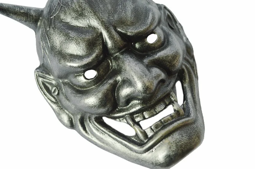 Funny Cosplay Chinese Ghost Head Bonjour Mask Horror Ghost Face Mask Resin Cosplay Halloween Party Props
