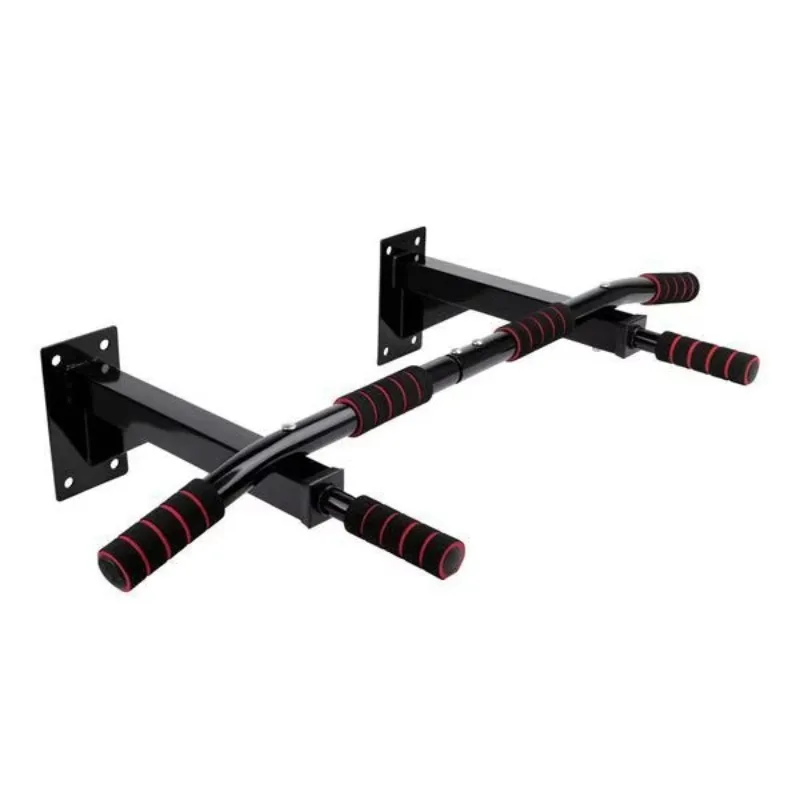 Black And White Wall Pull Up Bar, Gymnastics Training Frame For Daily Workout In Indoor Home Fitness Area