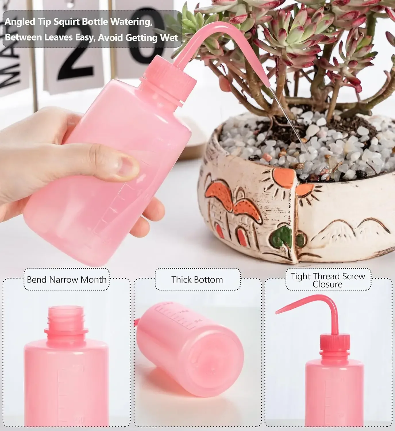 250/500ml Tattoo Wash Bottle Safety Diffuser Squeeze Container Wash Bottles Lab Tattoo Squeeze Bottle Tattoo Accessories