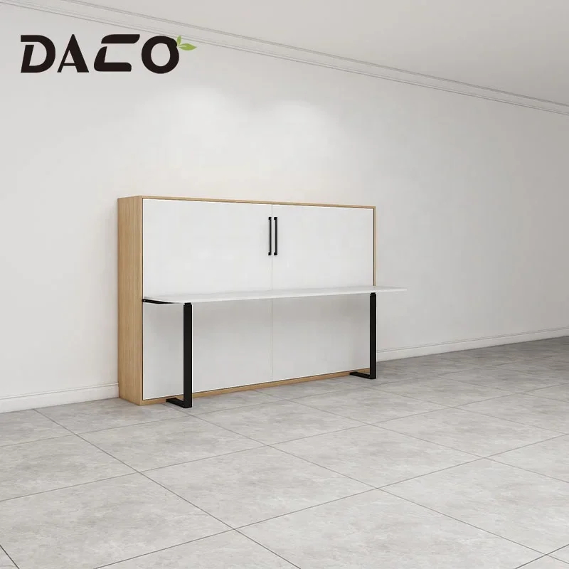 

Hidden Bed Furniture Horizontal Table Mechanism for Single Folding Wall Bed With Desk in Auto Leg