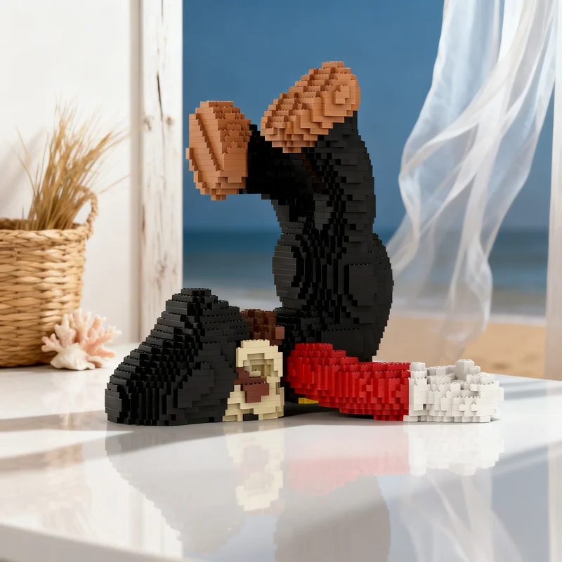 

4157pcs MOC Mario Wrestling Sculptures Model Building Blocks Creative DIY Gift Display Decor Assemble Premium Adult Kids Desk