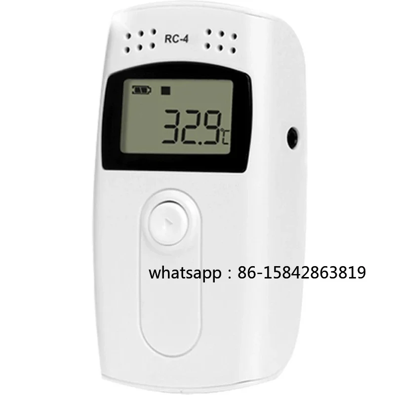 Rc-4 Temperature and Humidity Recording Usb Refrigerated Truck Cold Chain Pharmacy GSP Certified Data Alarm Temperature Recorder