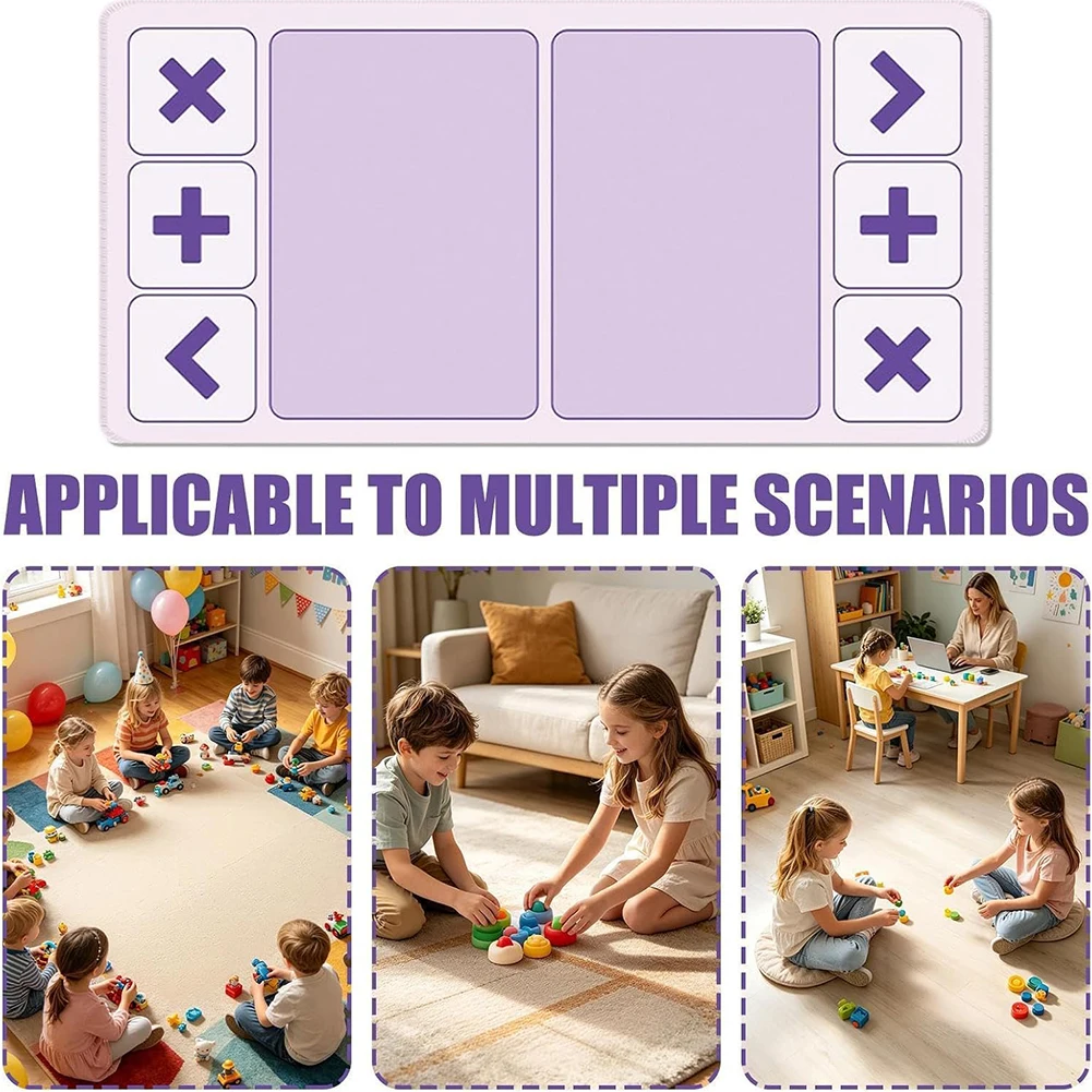 Children's Toy Trading Mat,Road Traffic Play Mat For Toy Cars,Non-Slip Durable machine washable Stain-Resistant Rubber Mat