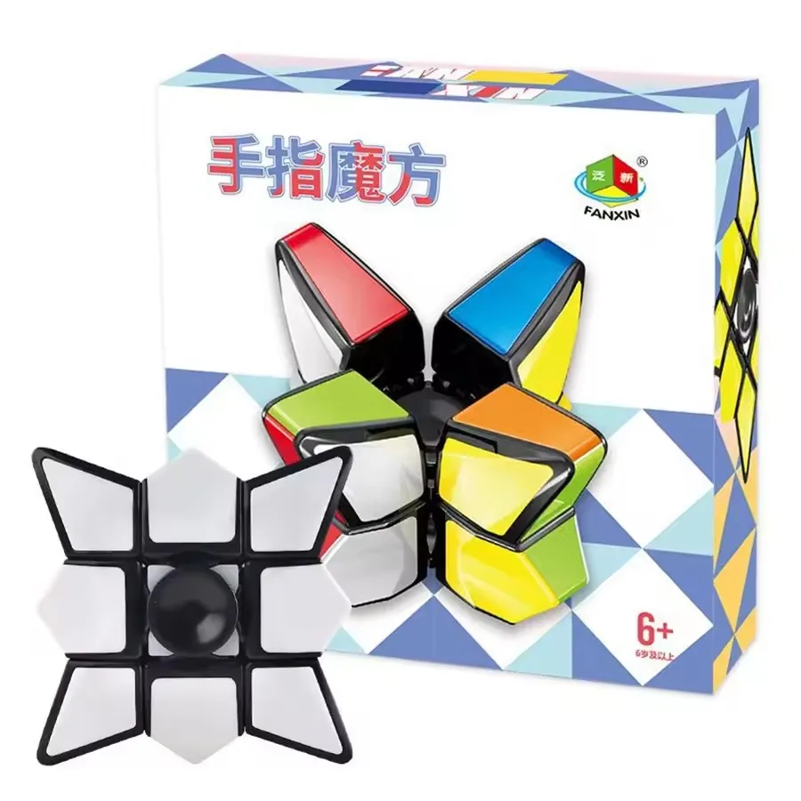 매직 큐브 3D 퍼즐 스피너 Fanxin 1X3X3 스피드 자이로 손가락 장난감 안티 스트레스 교육용 게임 어린이 및 성인용