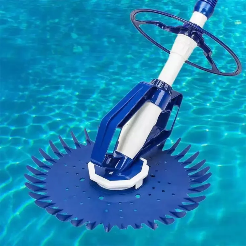 Floor Suction Pool Cleaner With Hose for Above Ground Pool and In‑ground Pool