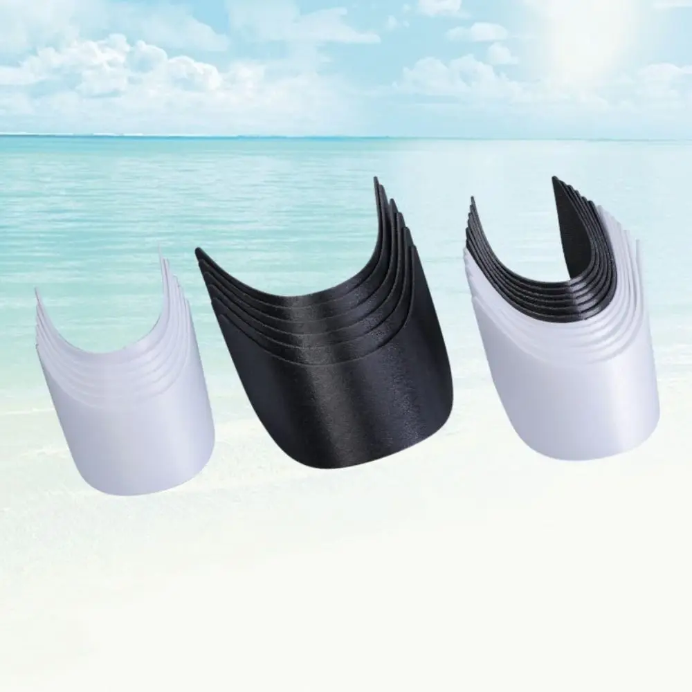 20Pcs DIY Baseball Cap Brim Peaked Plastic Easy Insert Hat Brim Inserts Practical Removable Hat Visor Shaper Inserts
