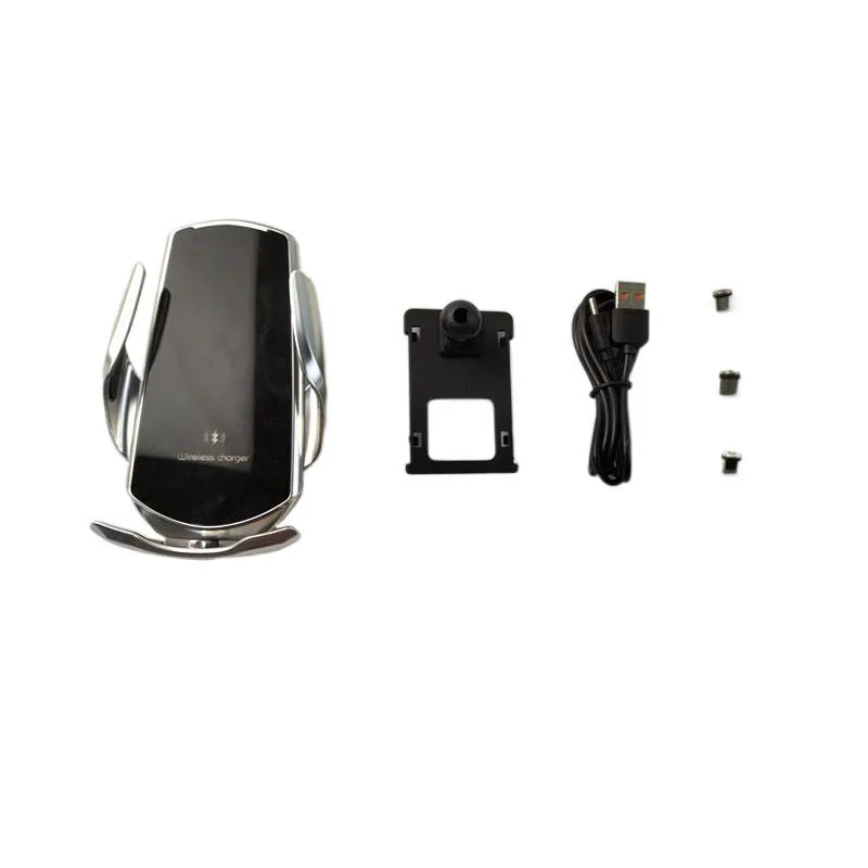 15W Fast Charging Wireless Charger Car Mount Phone Holder Automatic Clamping For 2014-2020 Volkswagen VW Golf 7 MK7