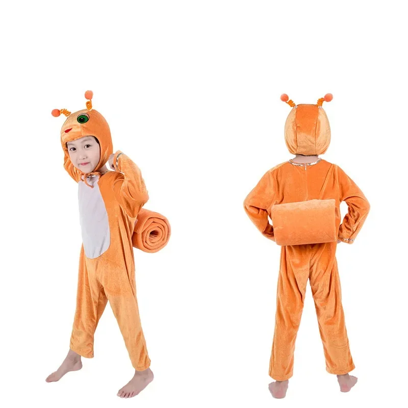 New Children's Animal Snail Performance Costumes Owl Dolphin Hedgehog Costume Halloween Christmas Party Cosplay Jumpsuit