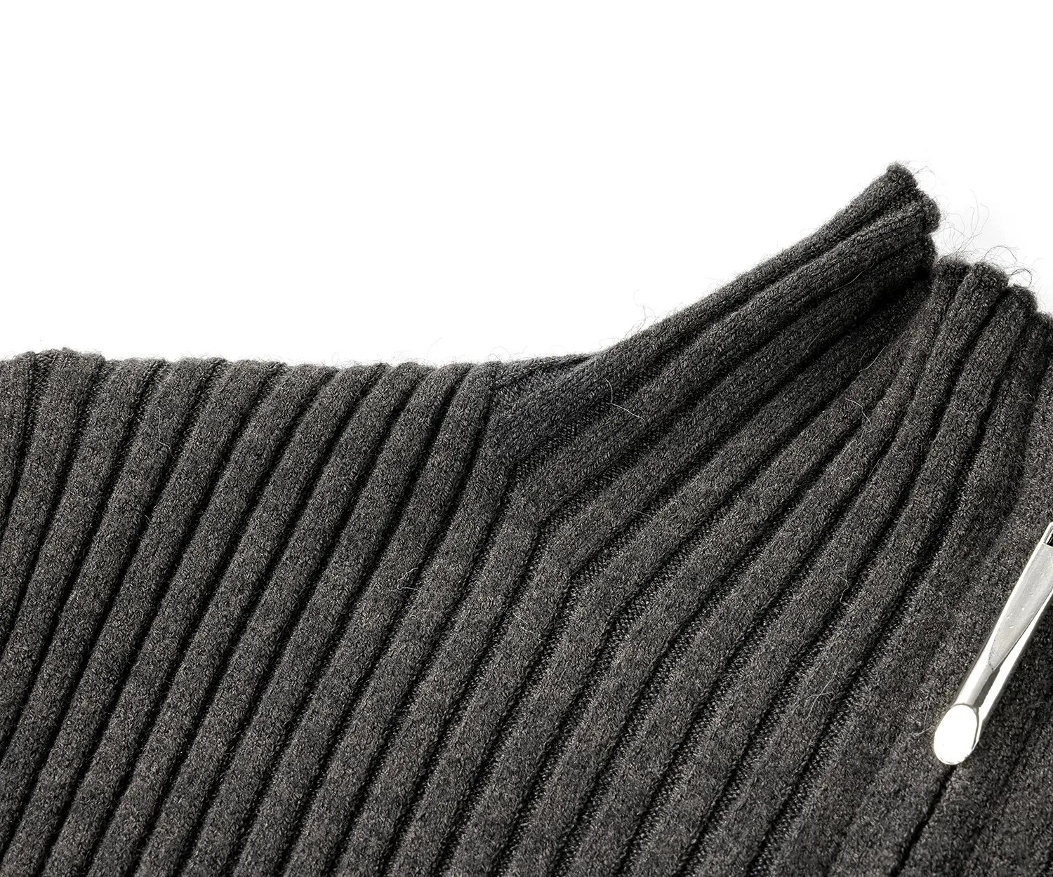 2026 Damen Herbst-Winter Strickjacke Vielseitiger Büro-Slim-Fit Schmeichelhafter Kurzer Reißverschluss-Pullover Koreanischer Langarm-Oberbekleidung – Detail 15