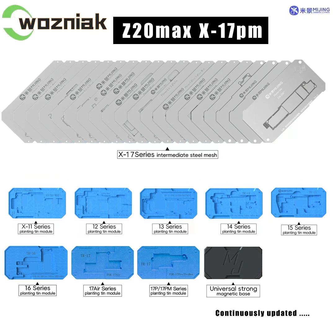 MiJing Z20 Pro (max) 29 IN 1 Fixture For iPhone X-17pro max Middle