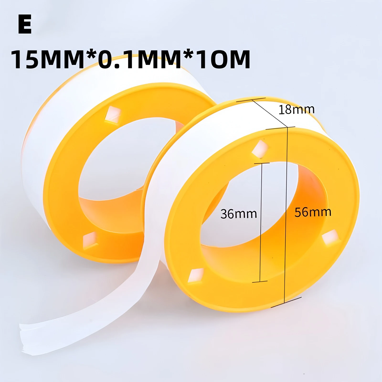 Teflons-Klebeband, PTFE, wasserdichtes Klempnerband, Rohrabdichtung, Sanitär-Gewindeband, Wasserdichtungsdichtung für Zubehör für Dusche, Klempner