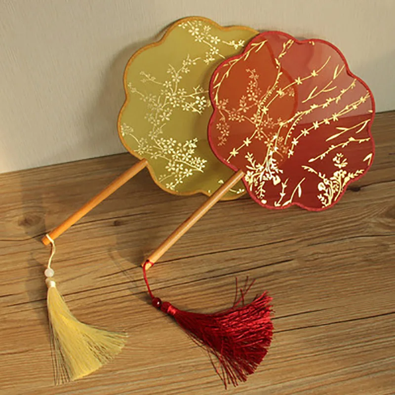 Traditional Chinese Hand Held Fan, Chinese Fan, Ancient Dance, Cheongsam Costume, Round Fan for Wedding Favor Gift, Home Decor