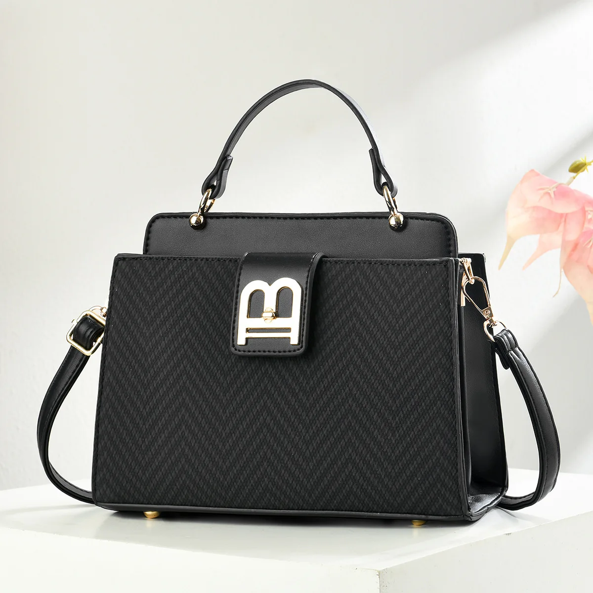 

Autumn Winter Large Capacity Tote Bag for Women Elegant Shoulder Bag with Top Handle, Spacious Canvas Shopper Bag for Daily Use​