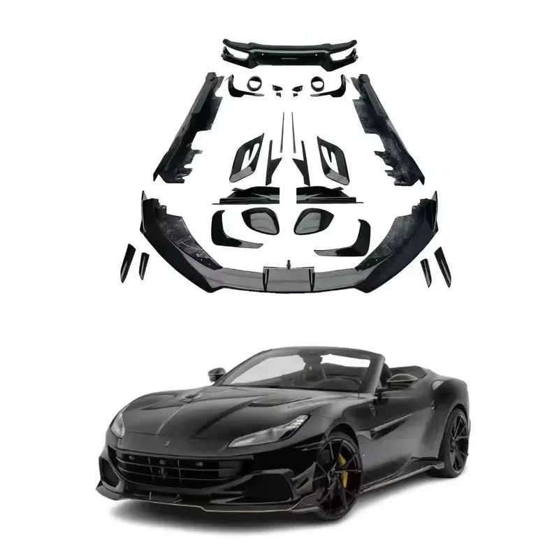 For Ferrari Portofino Automotive Accessories 1:1 MSY Style Dry Carbon Fiber Car Auto Parts Body Kits for Ferrari Portofino