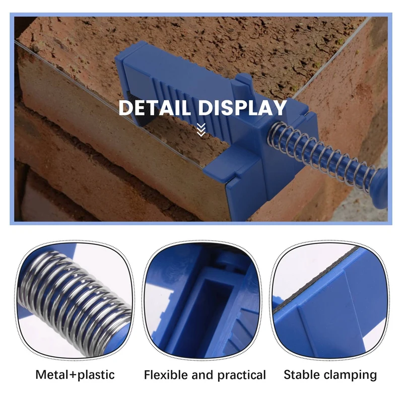 AC88-5PCS Liner Wall Builder Building Wire Frame Brick Liner Runner Wire Drawer Bricklaying Tool Fixer