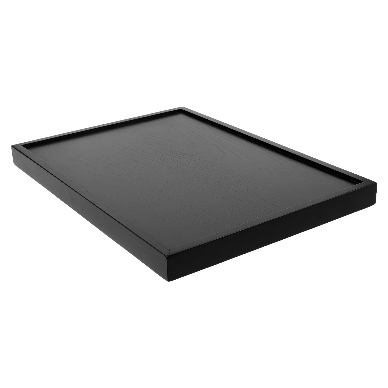 

Solid Wood Tea Tray Classic Design Spacious Surface Versatile Usage Kung Fu Tea Drinks Plate Display Tray
