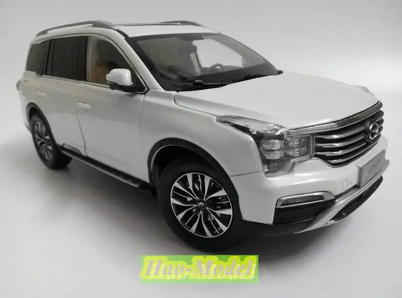 

1/18 для GS8 Trumpchi 2016, модель автомобиля, литые под давлением металлические игрушки, подарки на день рождения для мальчиков, коллекция украшений для хобби, белый/синий