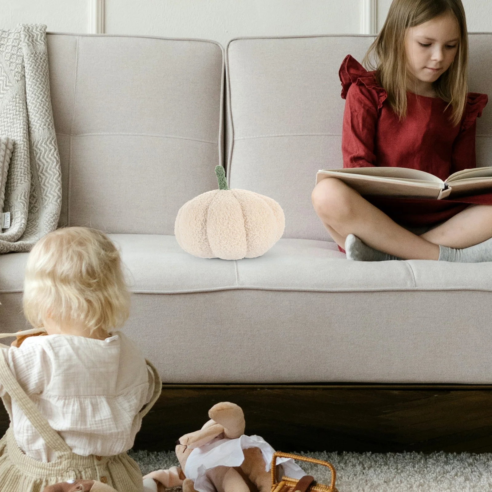 

Pumpkin Throw Pillow Cute 3D Realistic Shape Soft Comfortable Chair Cushion Cozy Home Decoration Pumpkin Pillow