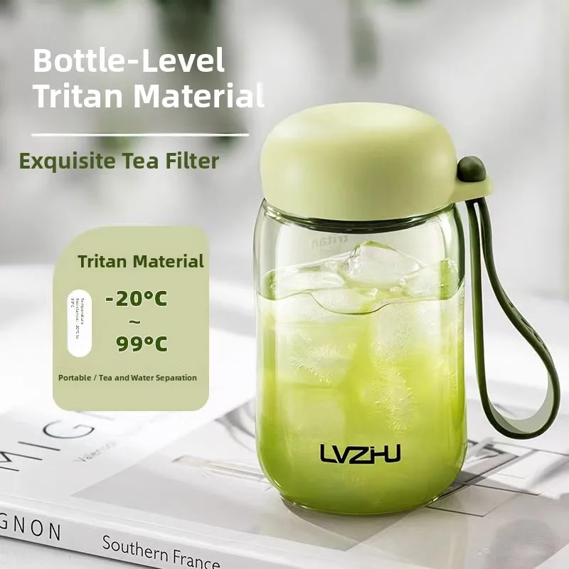 

2025 New Portable Sport Water Cup for Girls High Aesthetic Value Summer Small Size High Temperature Resistant Tritan Handy Cup
