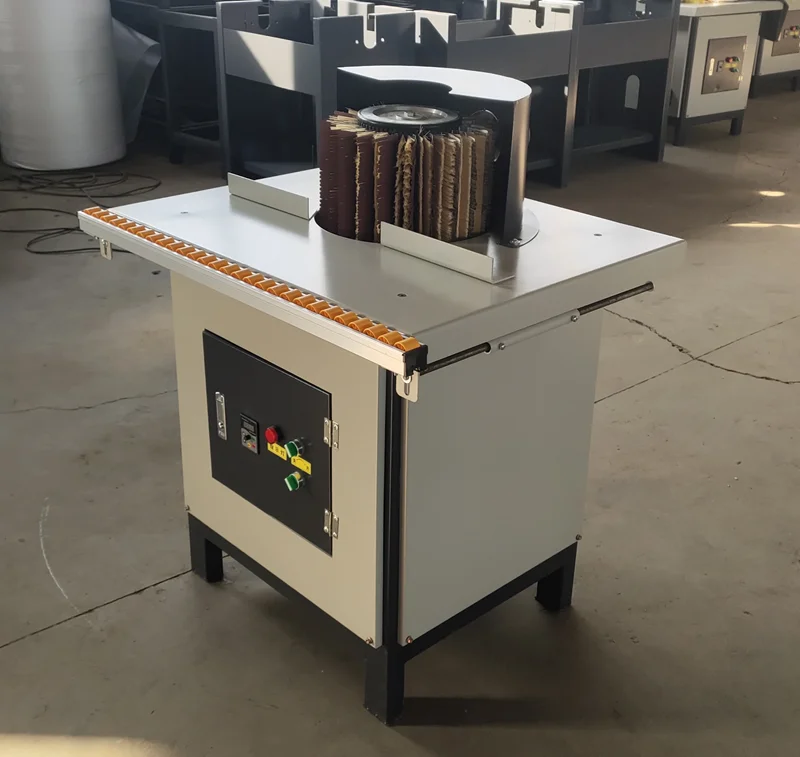 Furniture Polish Material Small Automatic Buffing Machine Polishing Wood Vertical Polisher