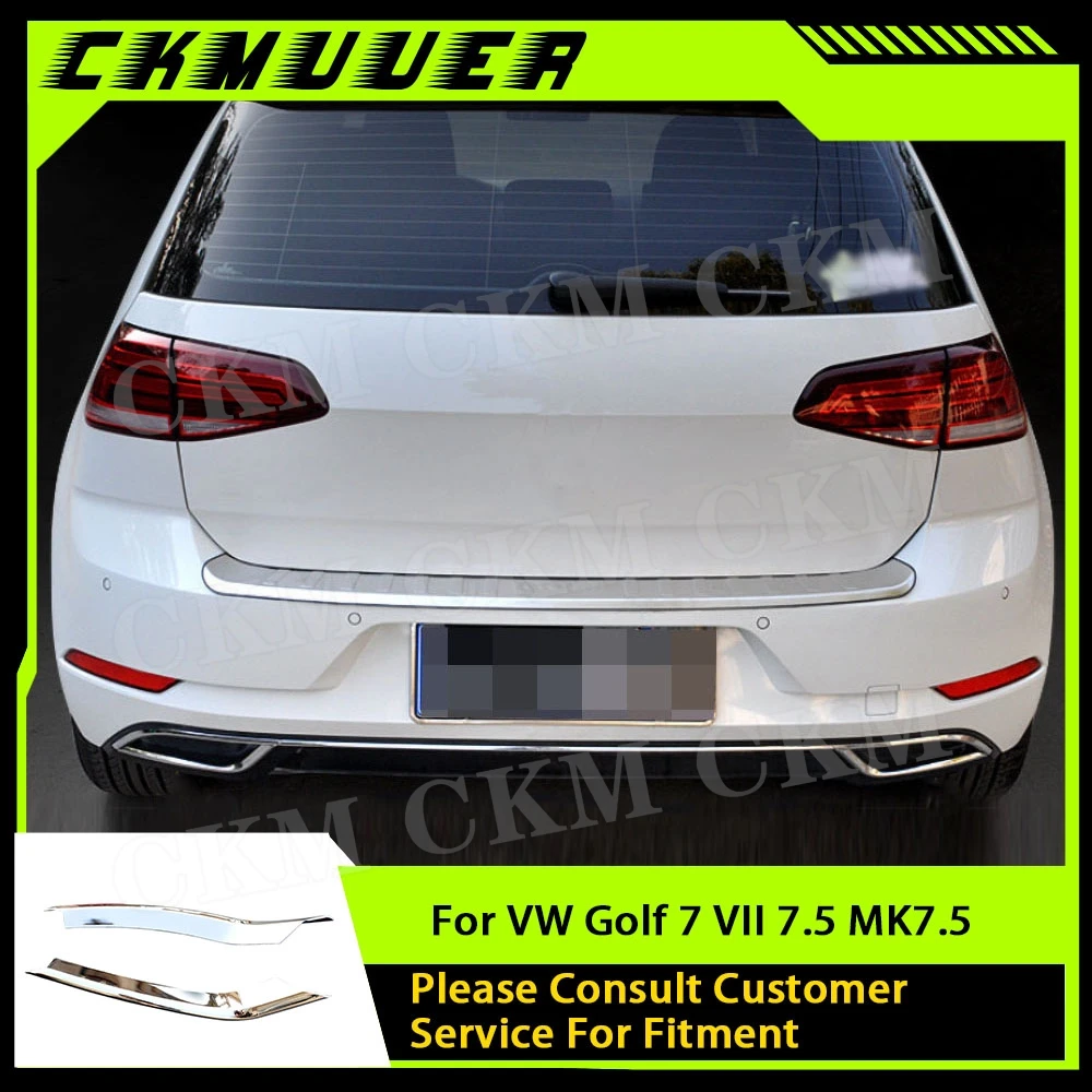 

Для VW Golf 7 VII 7.5 MK7.5 2017-2019: Декоративные накладки на выхлопную трубу, наклейки-накладки на задний бампер, накладки на концевые патрубки выхлопа, автомобильные декоративные элементы