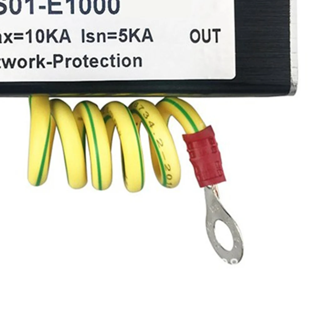 Babq poe 1000m protetor de rede poe 1000m monitor câmera protetor contra surtos rj45 gigabit ethernet dispositivo proteção pára-raios