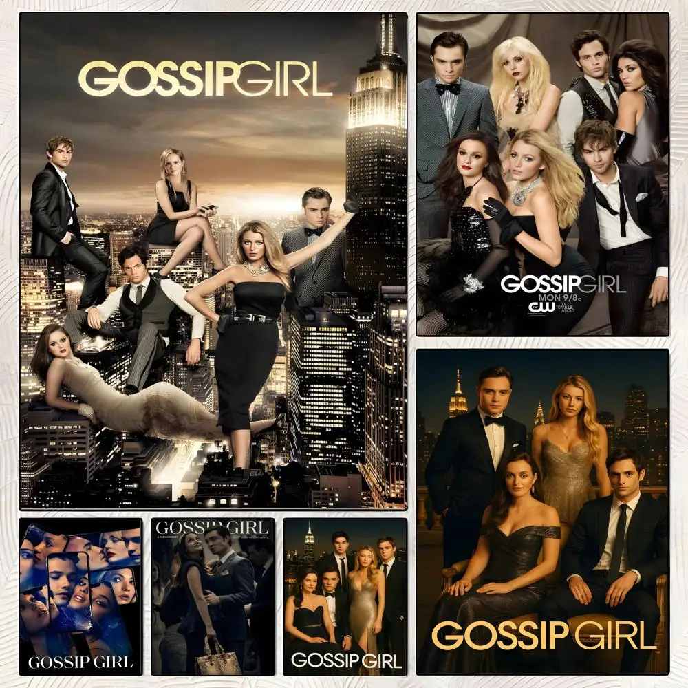 G-Gossip Girl TV Show Poster High-definition  poster stickers, suitable for bedroom, living room, home decoration