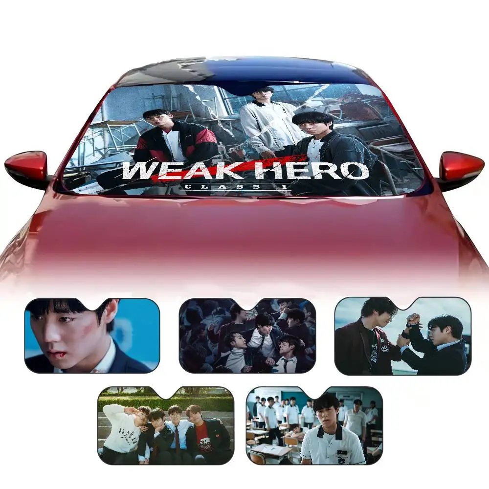 

TV Series Weak Hero Class Personalized Windshield Sunshade Car Cover Sun Shade Auto Sun Visor Car-covers Car Solar Protection