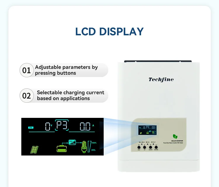 Home Used 1.5KVA 1.2KW 3kva 5kva 8kva 10kva 12.5kva  12VDC 24v 48v Off Grid Solar Power Inverter 1500VA 1200W Inverter for Home