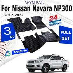 Car Floor Mats For Nissan Navara NP300 2017 2018 2019 2020 2021 2022 2023 Car Accessories