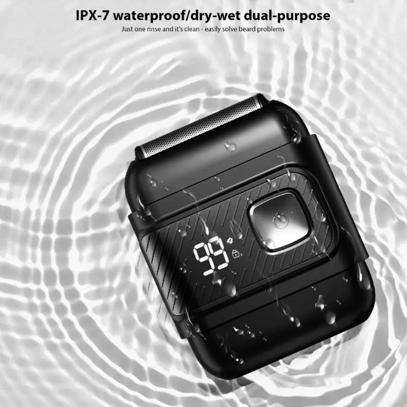 

Men's Electric Shaver Waterproof Reciprocating Shaver Cordless Beard Trimmer N58D